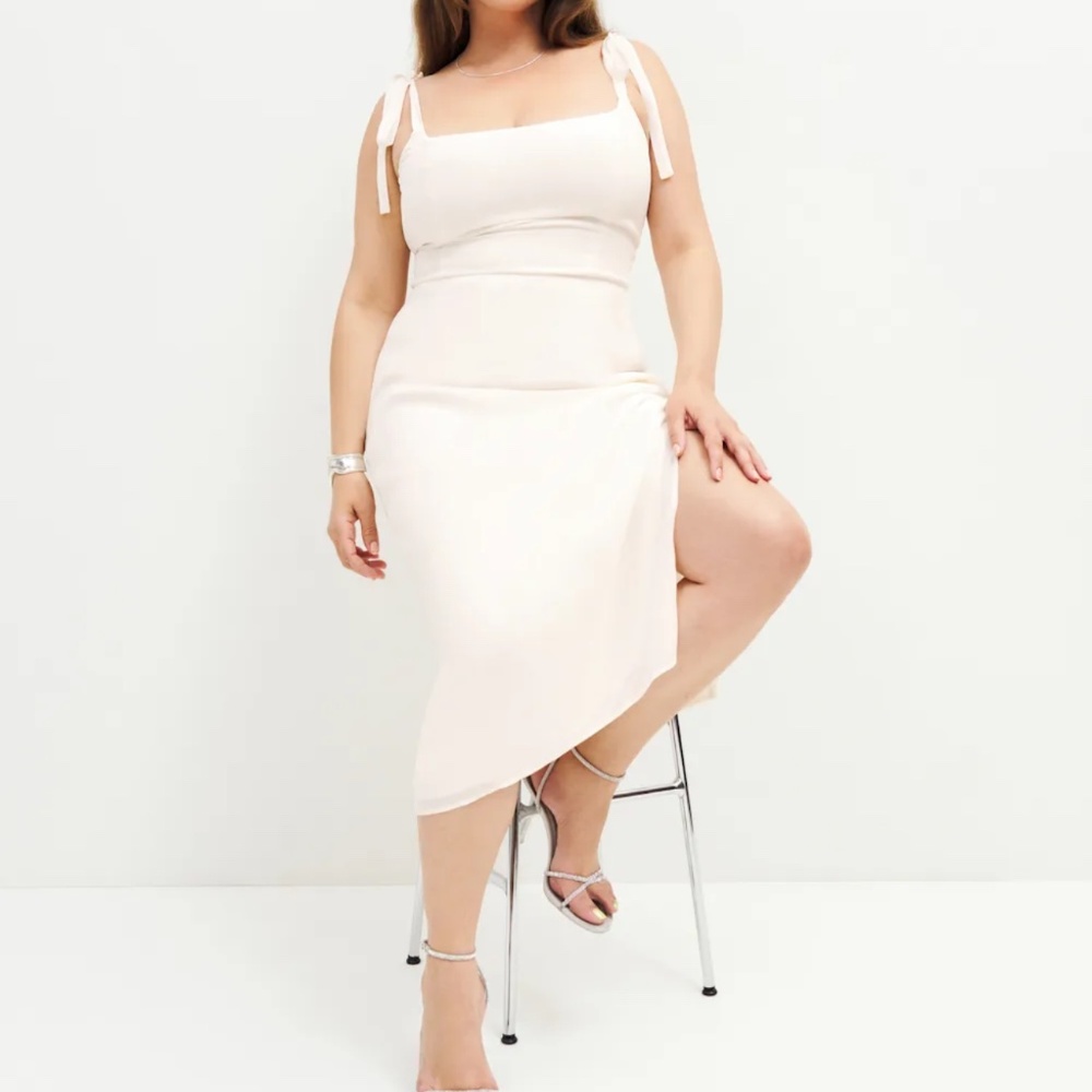 Reformation Besse Dress Ivory